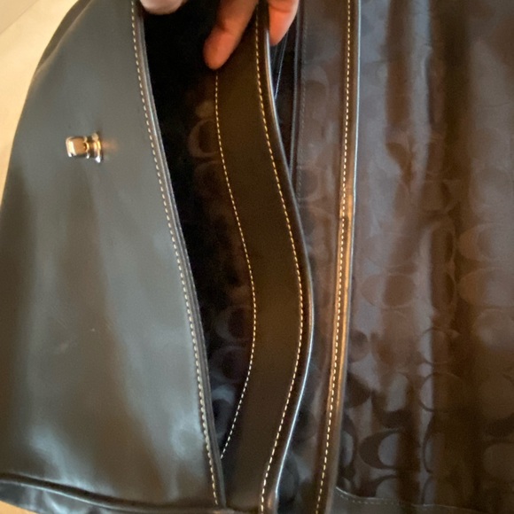 Vintage Coach Black Briefcase USA great condition - Picture 8 of 10